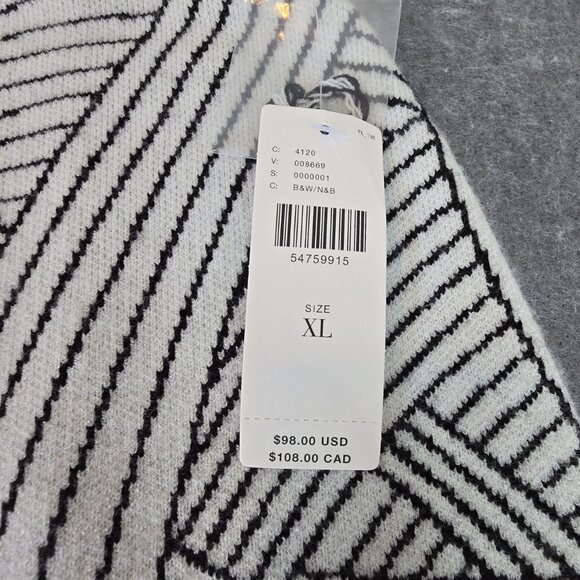 Maeve by Anthropologie White & Black Abstract Woven Print Skirt Size XL NWT - Picture 4 of 9